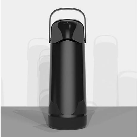 Garrafa Termica Magic Pump Bomba De Pressão Preta 1 Litro Termolar
