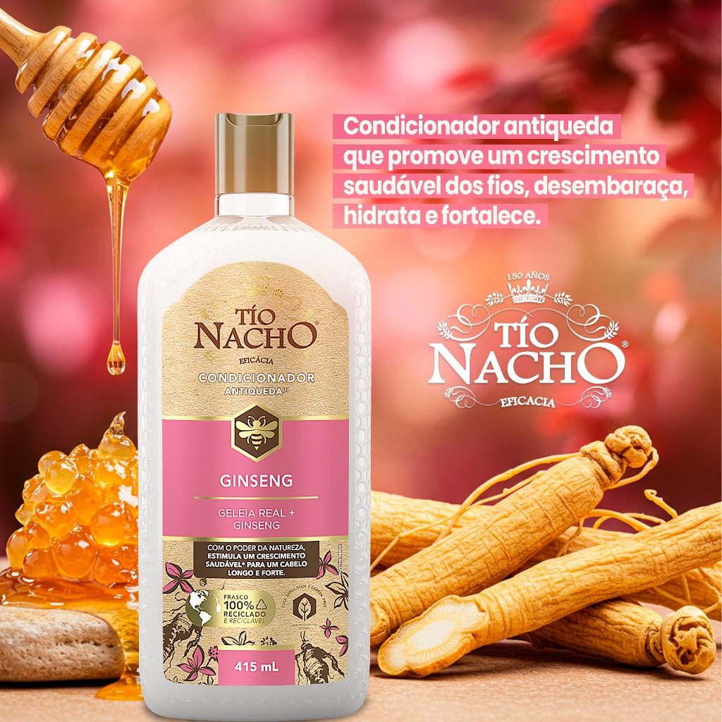 Condicionador Tio Nacho Ginseng 415ml - Antiqueda E Promove Fios Longos