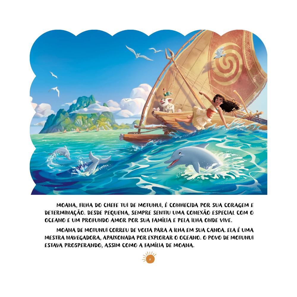 Livro Infantil Minhas Primeiras Histórias Disney Moana 2