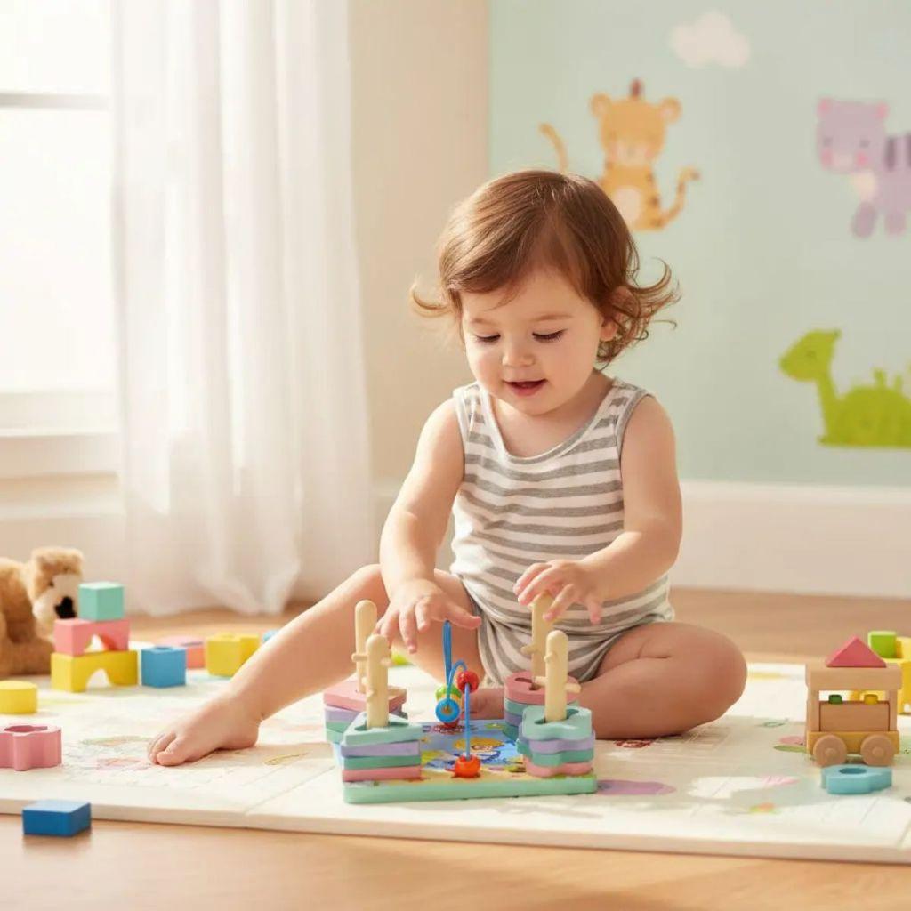 Aramado Educativo Colorido Método Montessori Brinquedo Pedagógico Interativo Estimulante
