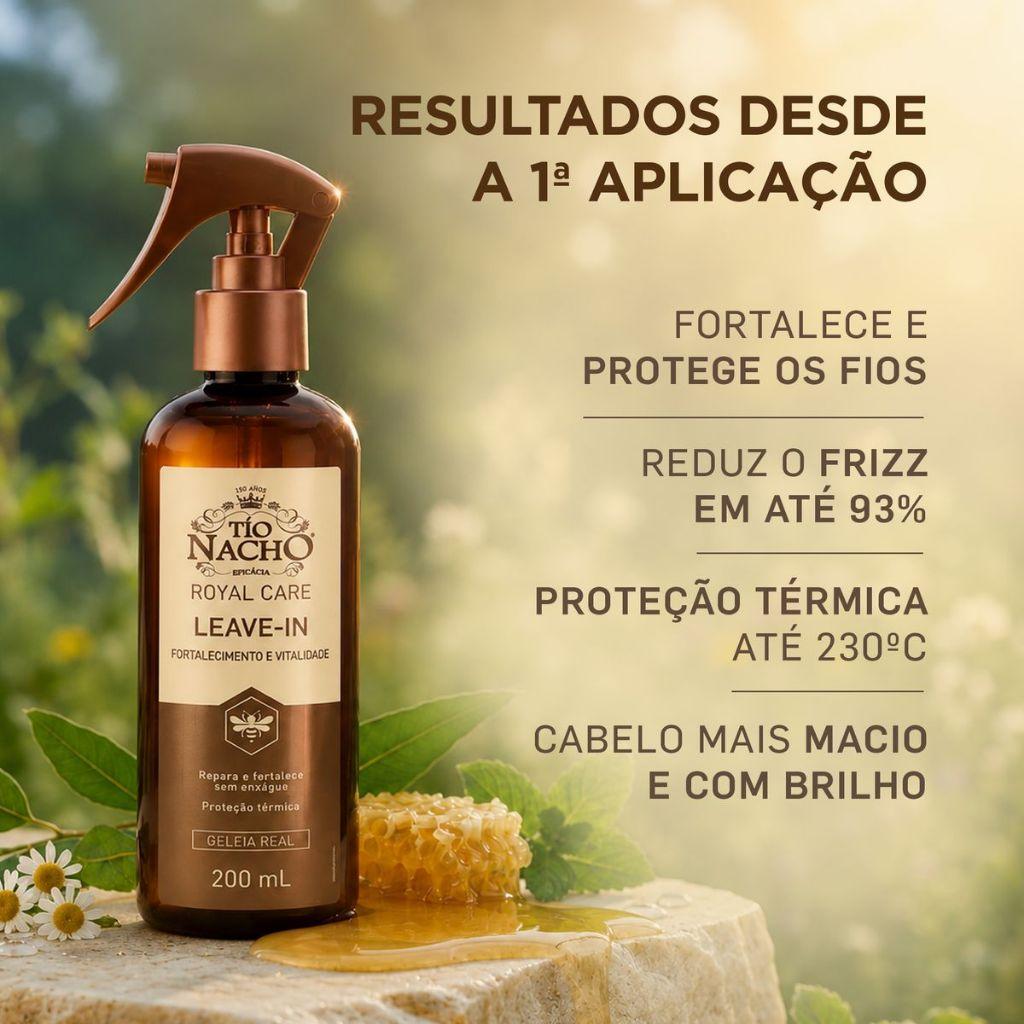 Tío Nacho Royal Care Leave-in 200 Ml - Protetor Térmico