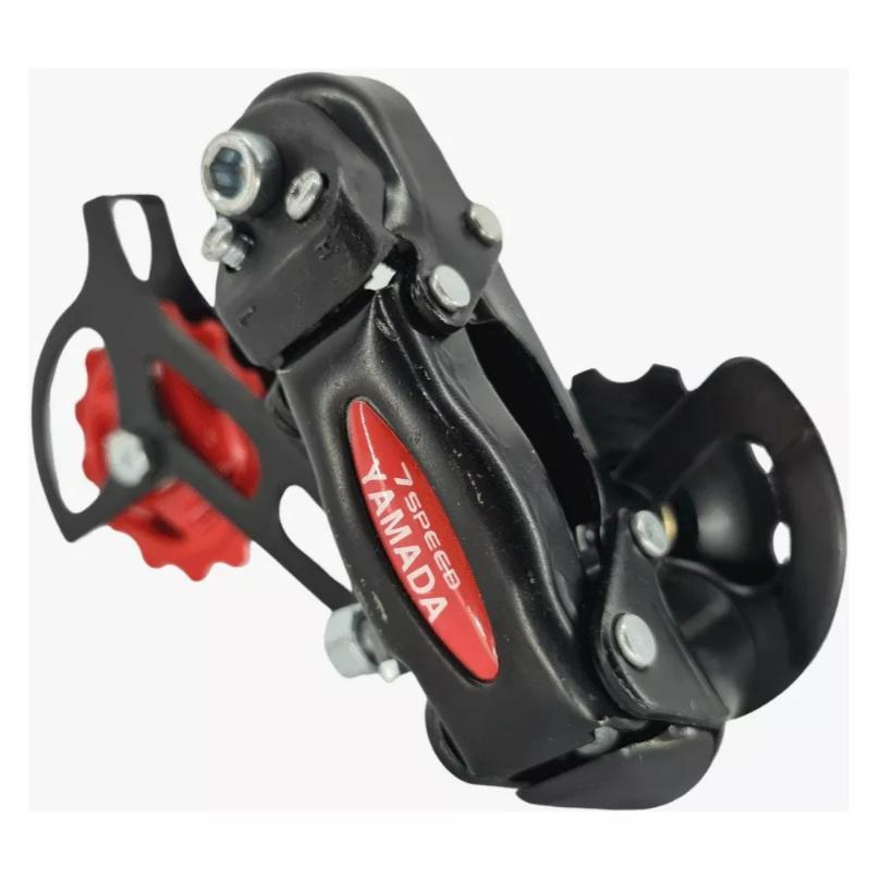 Câmbio Traseiro Yamada 6V 7V Sem Gancheira Preto Bike