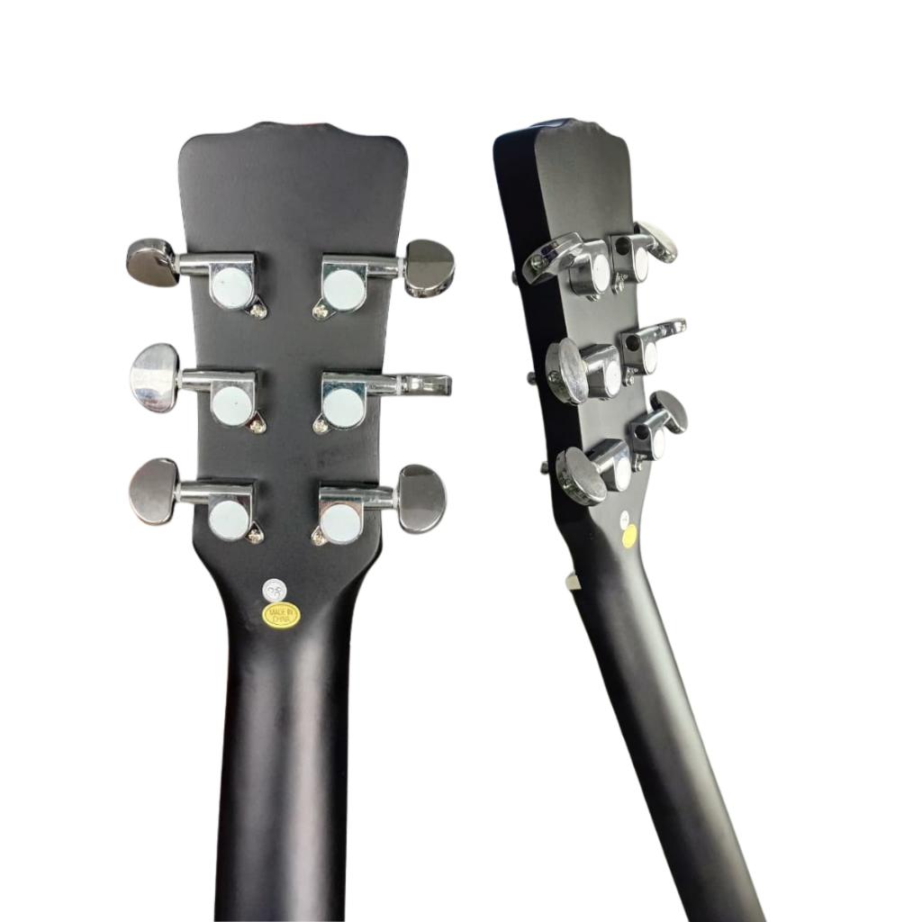 Violão Elétrico Storm Corda Aço Folk Preto Fosco