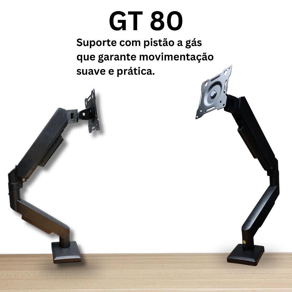 Suporte Articulado Para Tv/monitor 13 A 32 Pistão A Gás Ajustável