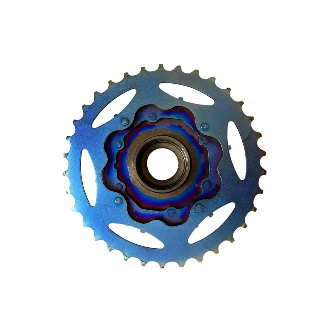 Catraca Roda Livre 7v Rosca 14-34 De Bike Rainbow Camaleão