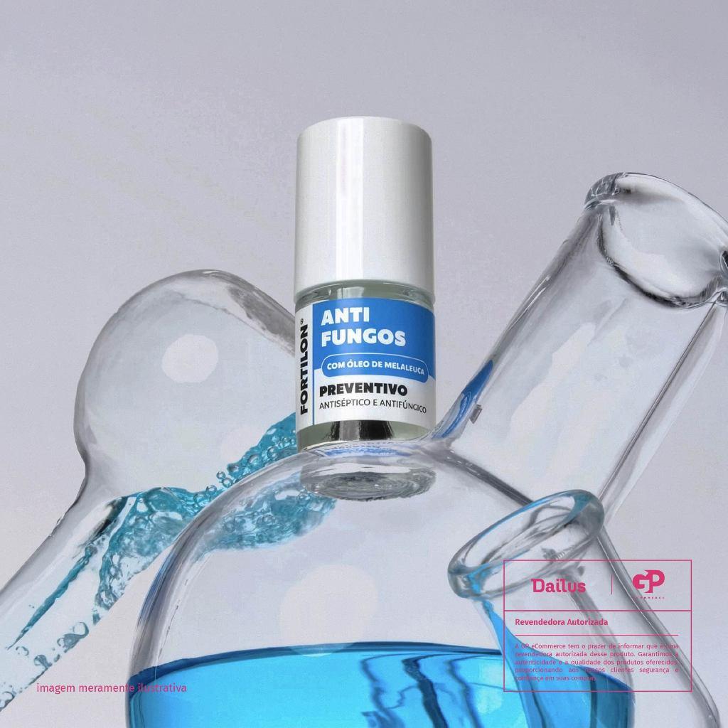 Base Anti Fungos Fortilon Dailus Tratamento E Recuperação De Unhas Óleo De Melaleuca 7ml