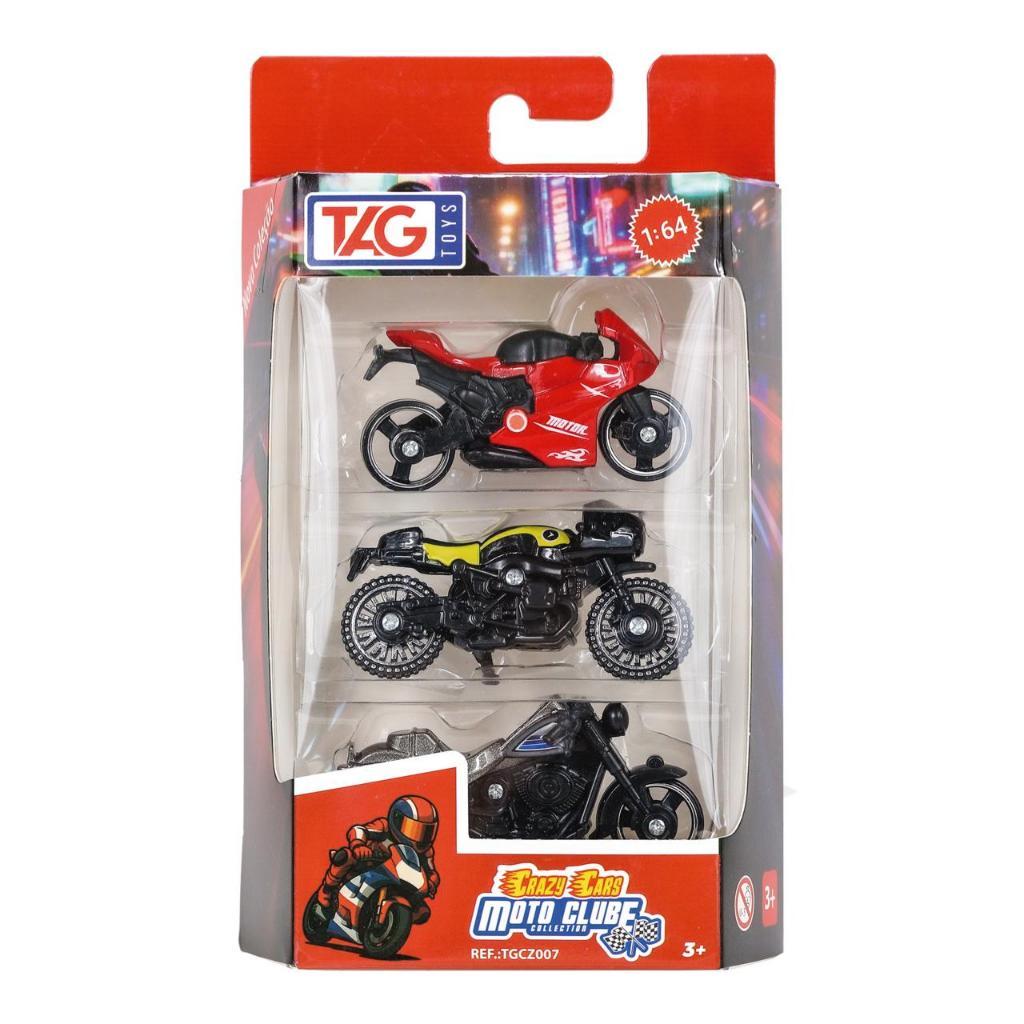 Moto De Ferro Colecionável 1 64 Com 3 Tgcz007
