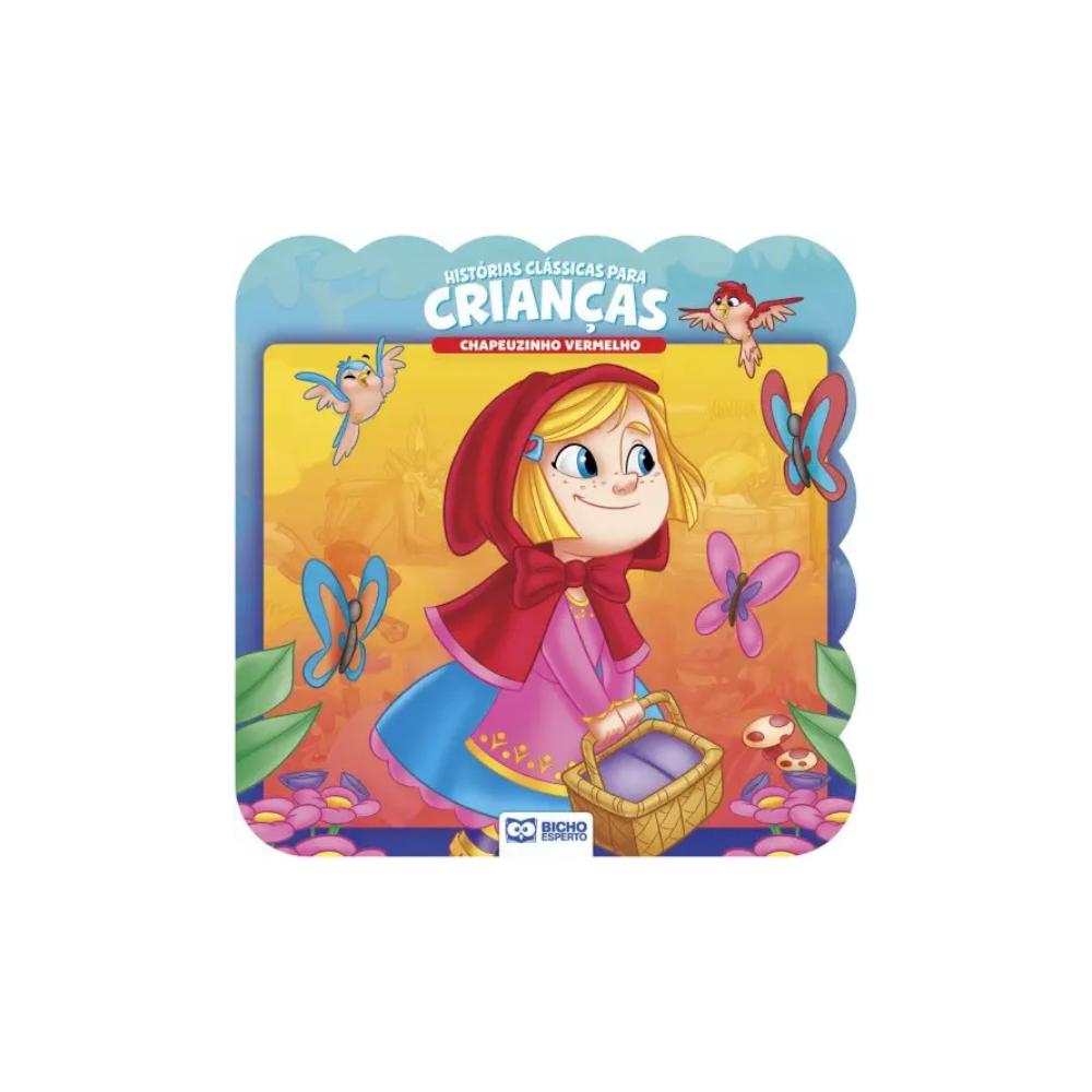 Livro Infantil Histórias Clássicas Para Crianças Chapeuzinho Vermelho