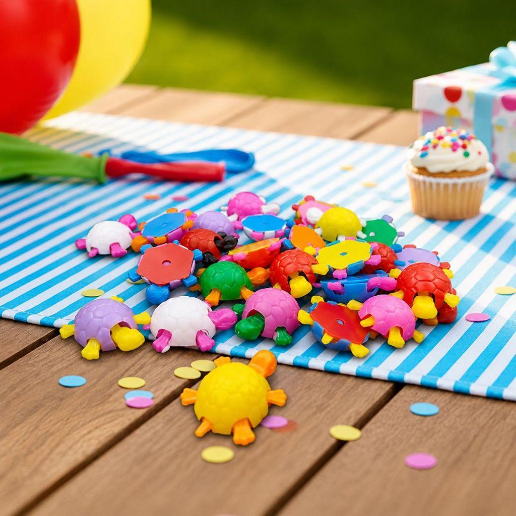 Brinsílios Mini Tartarugas Coloridas C/20 Unidades Lembrancinhas Dia Das Crianças