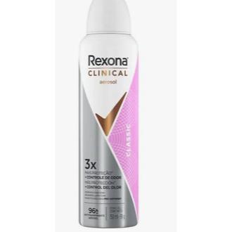Desodorante Feminino Rexona Women Clinical Classic Aerosol 150 Ml