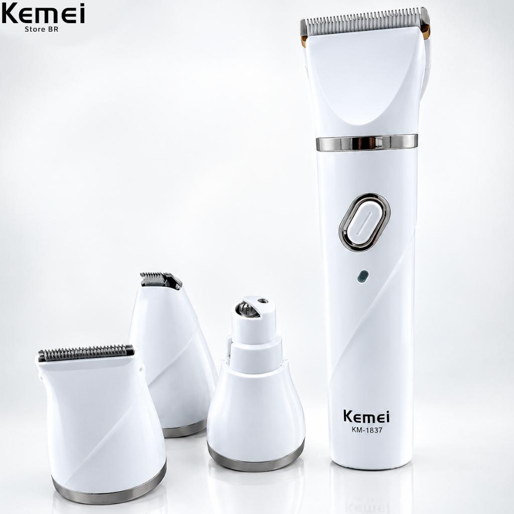 Máquina De Tosa Kemei Km-1775 Profissional Para Animais De Estimação Pet