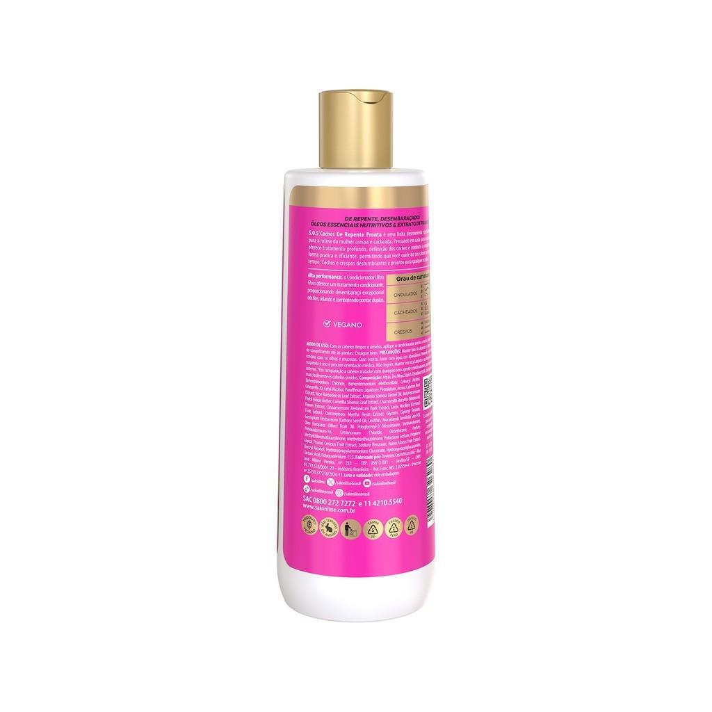 Kit Shampoo + Condicionador Sos Cachos De Repente Pronta