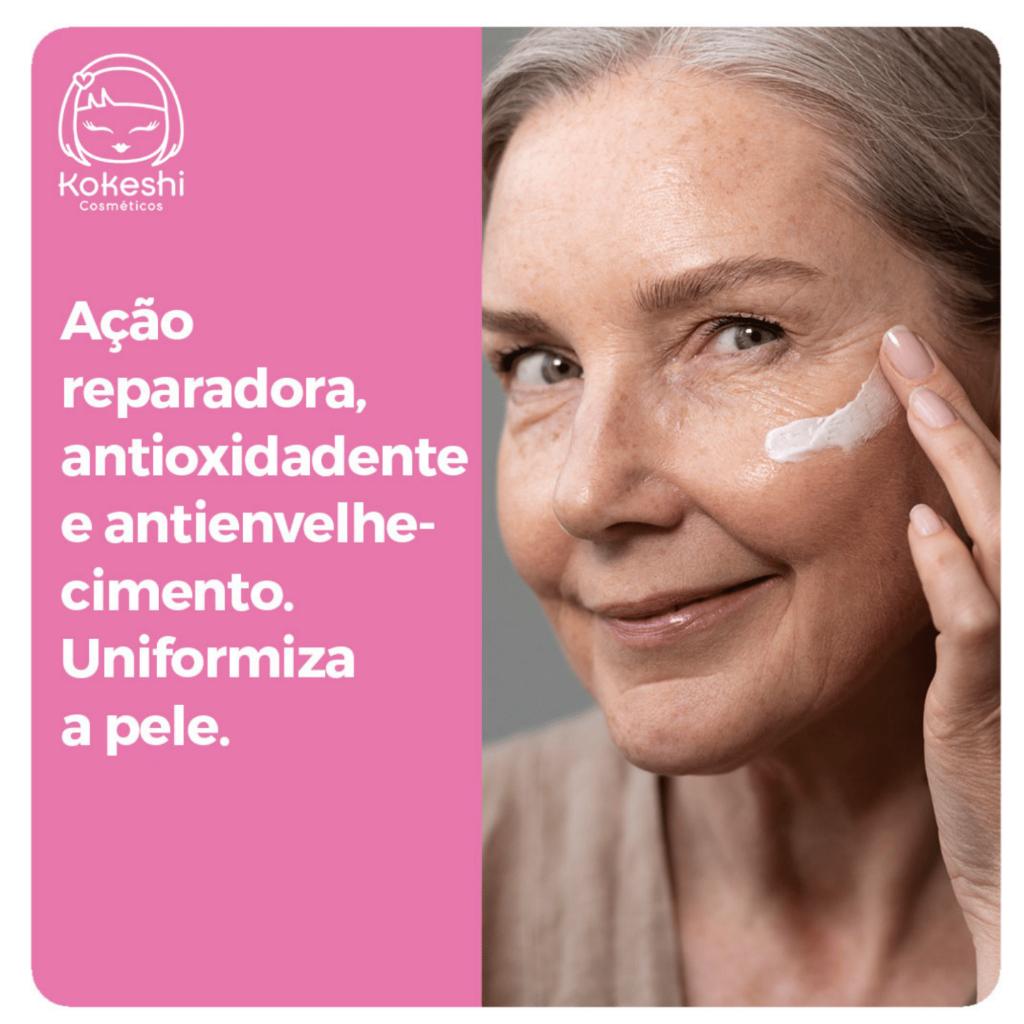 Kit Pele Radiante Hidratante Pele De Porcelana + Creme Pele Plena Kokeshi