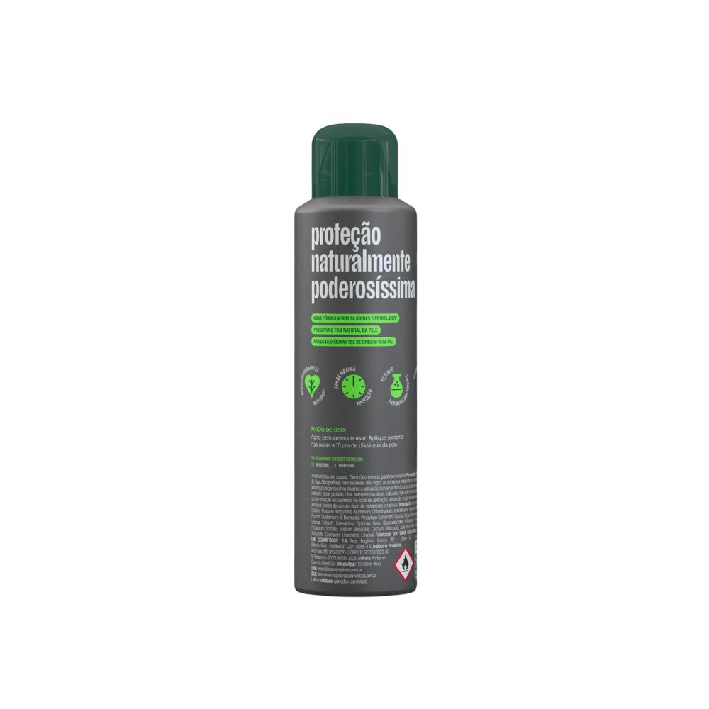 Kit Desodorante Antitranspirante Aerossol Herbíssimo Dark Silver 150ml (3 Unidades)
