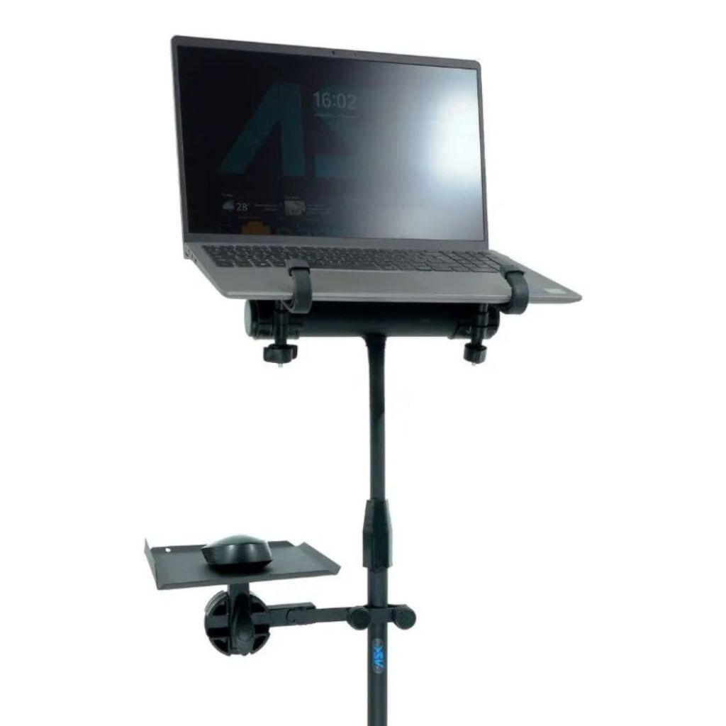 Suporte Tripé Emborrachado Ask Tablet Notebook Com Bandeja - Pnt