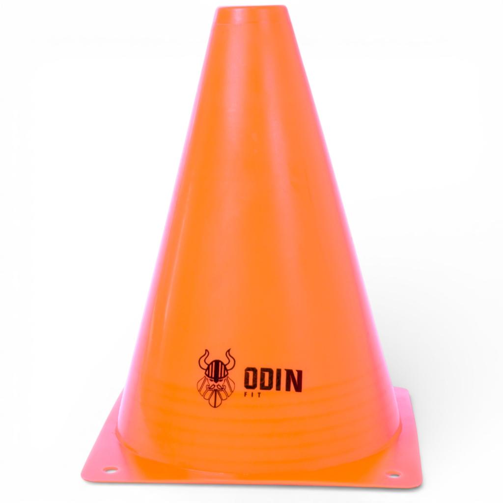 Kit 10 Cones 19cm Laranja