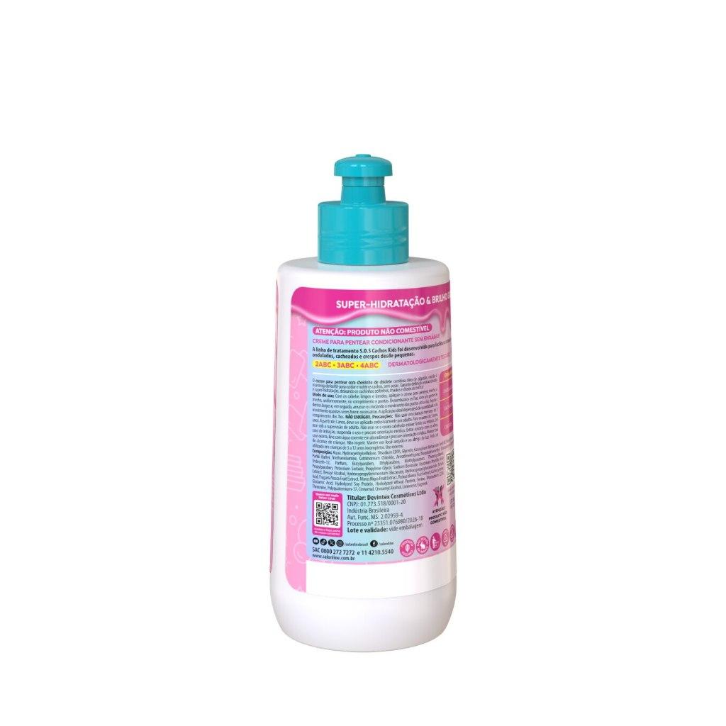 Creme Para Pentear Chiclete Sos Cachos Kids Hidratação 300ml