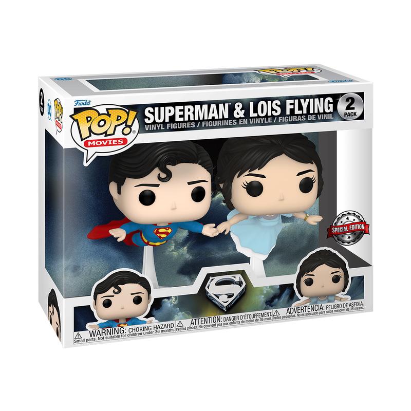 Funko Pop Heroes Dc Superman Exclusive - Superman Lois Flying 60162-novo Original