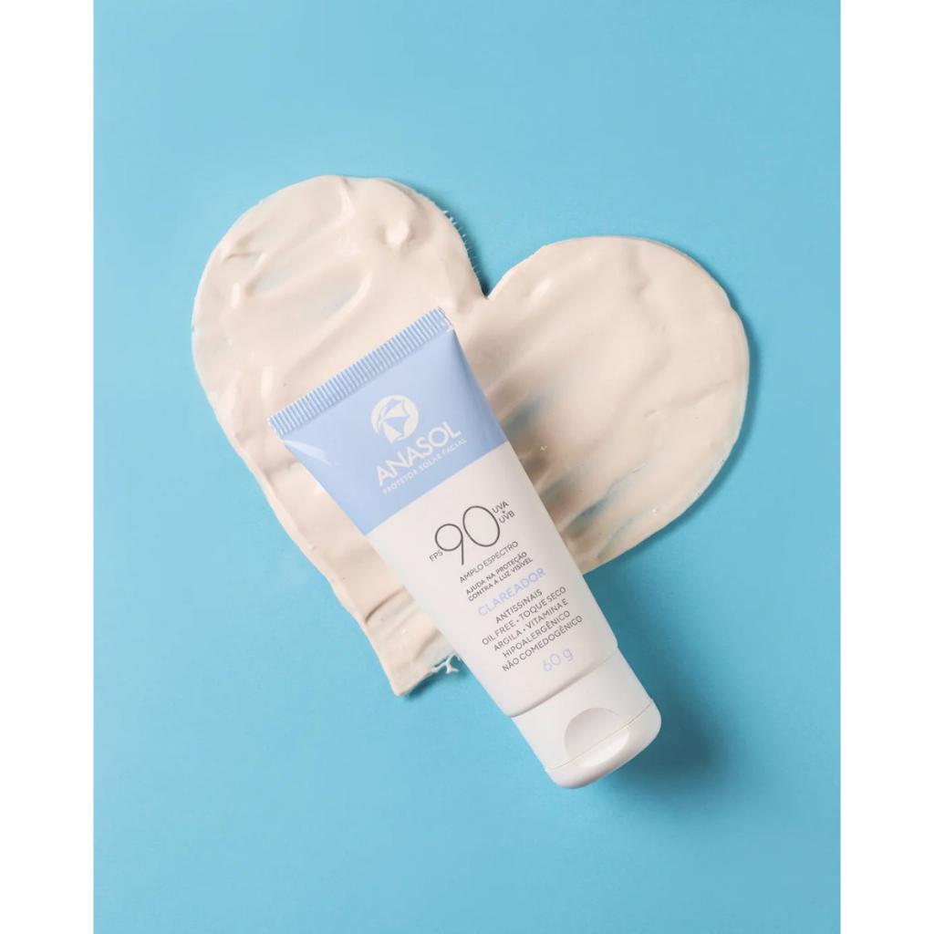 Anasol Protetor Solar Facial Clareador FPS 90 - 60g