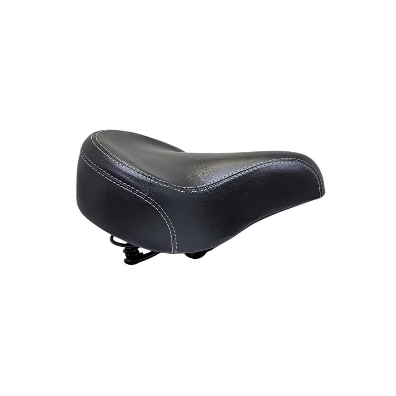 Selim Elleven 2 Molas Grande Conforto Bike Preto