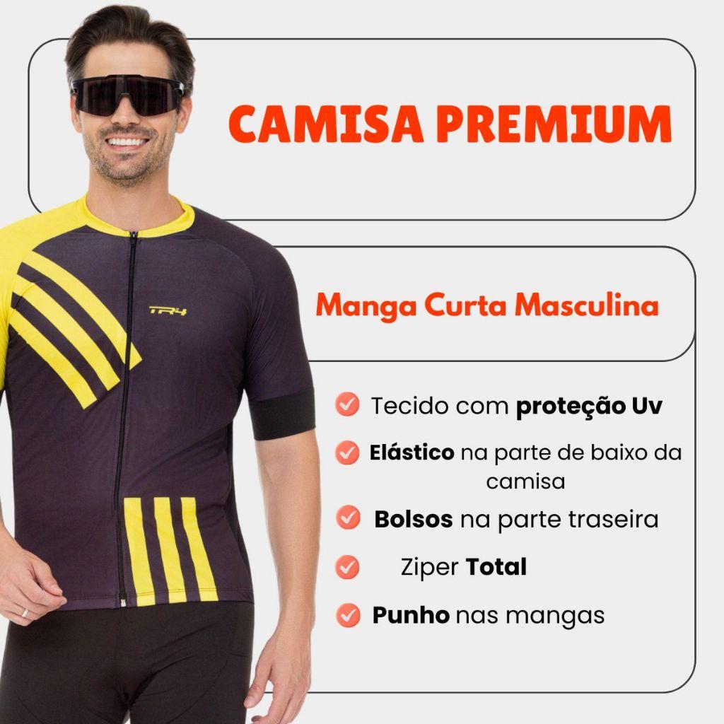 Camisa De Ciclismo Masculina Camiseta Zíper Total Manga Curta Roupa Ciclismo Bike Pedal Mtb