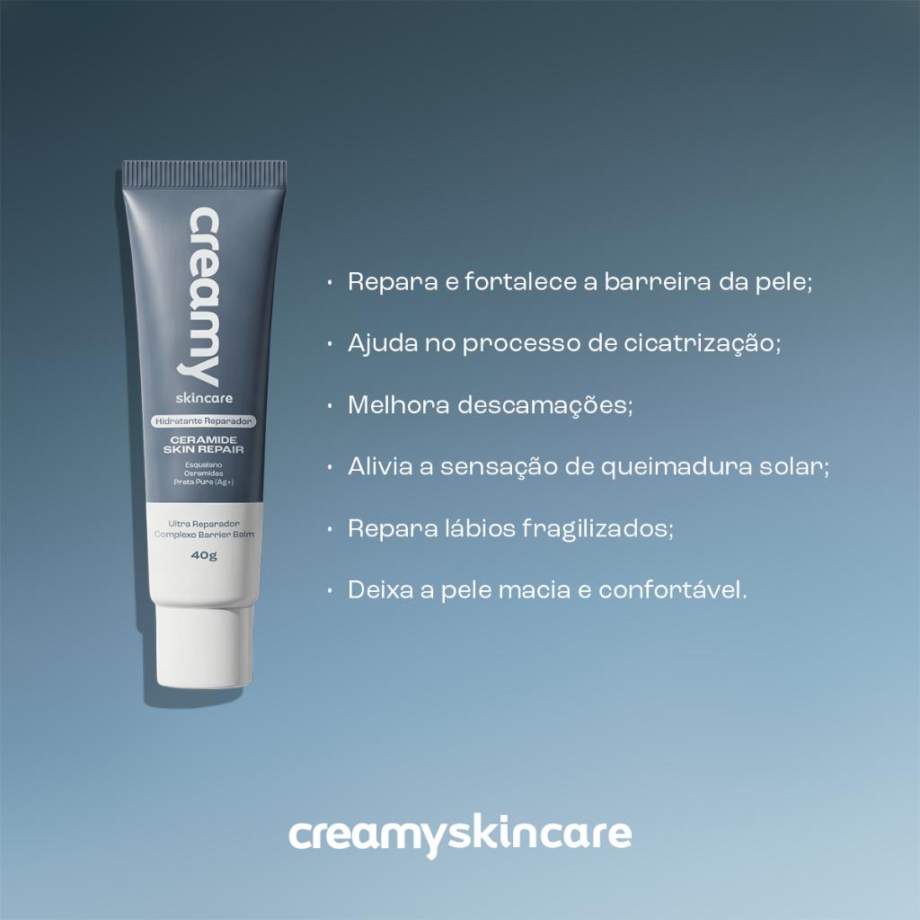 Ceramide Skin Repair Balm Multirreparador Facial Com Tecnologia Cicarecover - Creamy