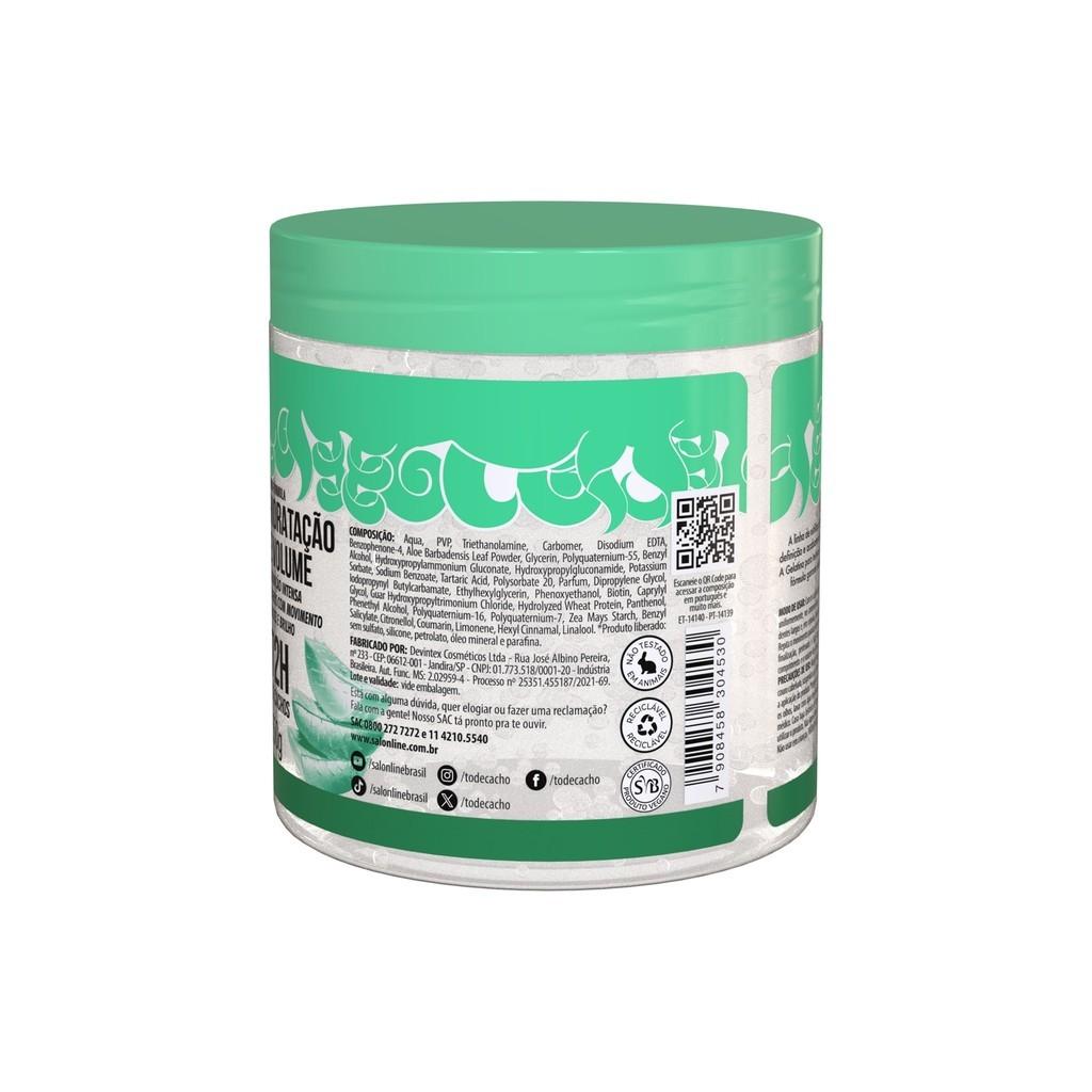 Kit Gelatina Babosa + Gelatina Óleo De Rícino #todecacho Salon Line