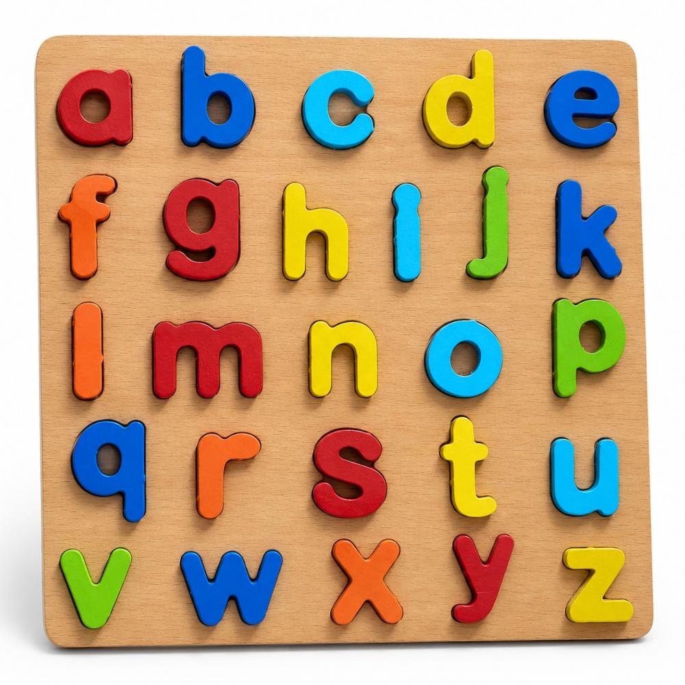 Brinquedo Letras Números Formas De Madeira Aprenda Brincando Alfabeto Tabuleiro Conta