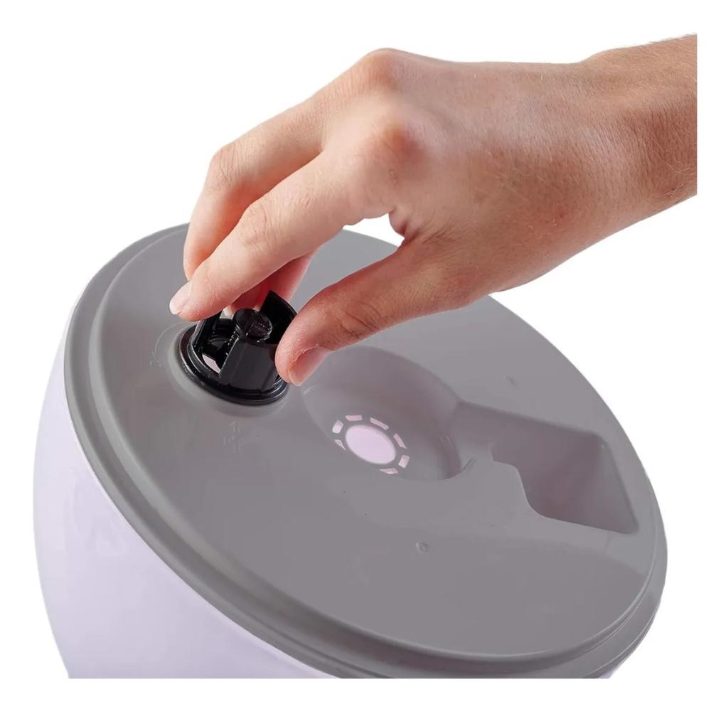Umidificador Ultrassônico Mais Com Luminária E Difusor De Aromas Rosa