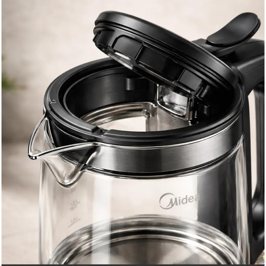 Chaleira Elétrica De Vidro Transparente Mideia 1.8L