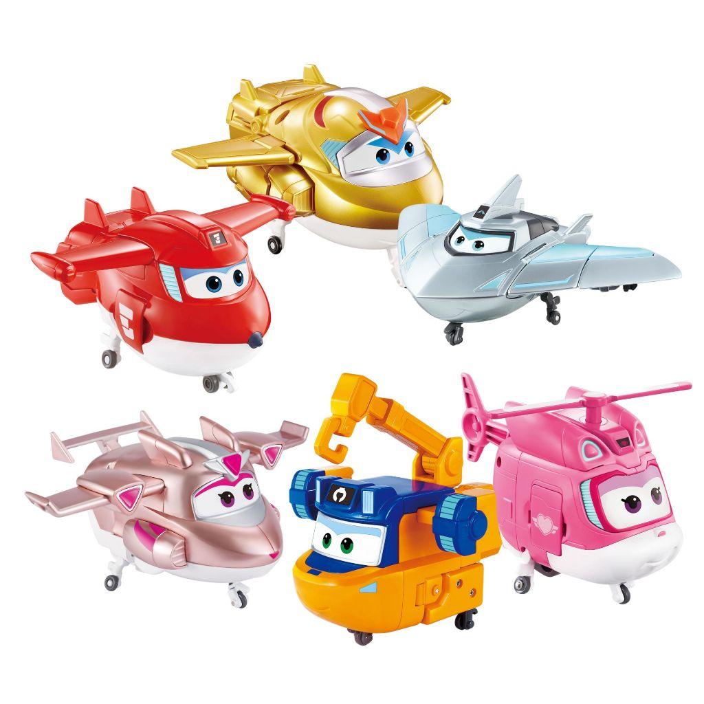 Boneco 12cm Avião Transformar 2 Em 1 Resgate Elétrico - Super Wings - Sunny