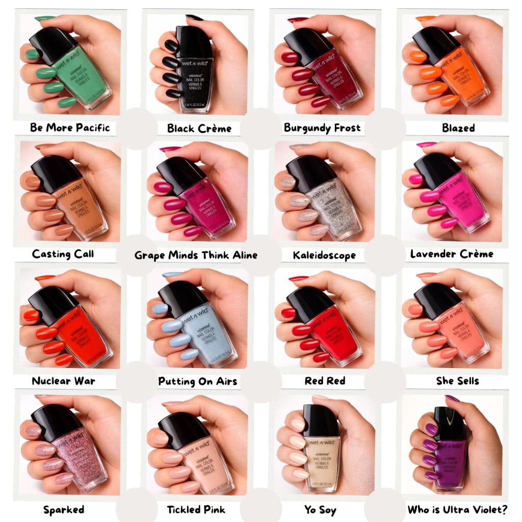 Esmalte Cremoso Wet N Wild Longa Duração E Brilho - Shine Nail Color