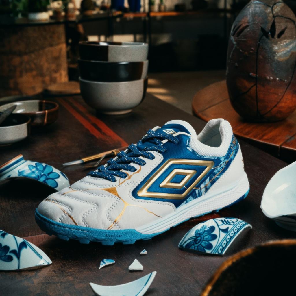 Chuteira Society Umbro Master Class PRO Bump Kintsugi Masculina Original Edição Limitada Futebol Grama Sintética