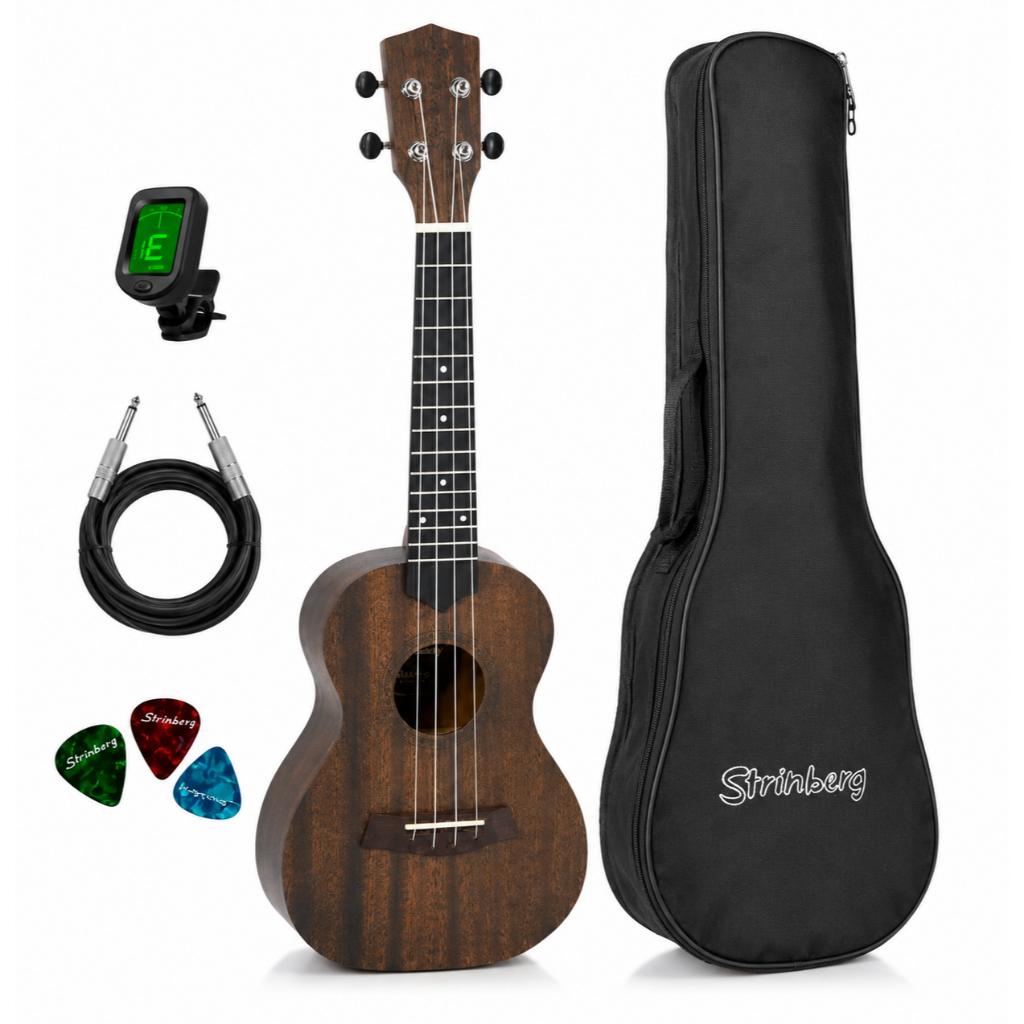 Ukulele Strinberg Uk06cmgs Concert Eletrico C/capa+acessorio