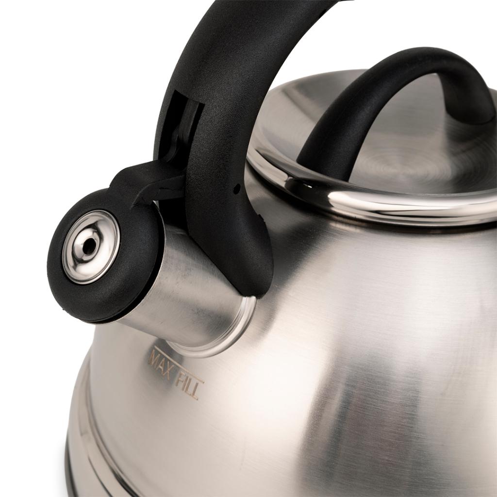 Chaleira Neuhaus Alba 3L Com Apito Indução Cinza