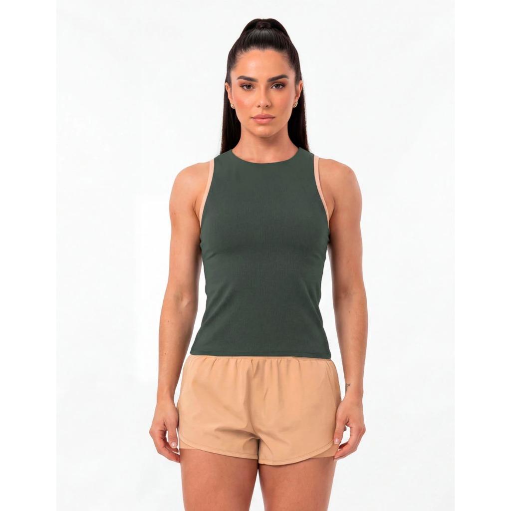 Regata Nitida Garden Legbox Fitness Costa Nadador Academia Treino Ginastica