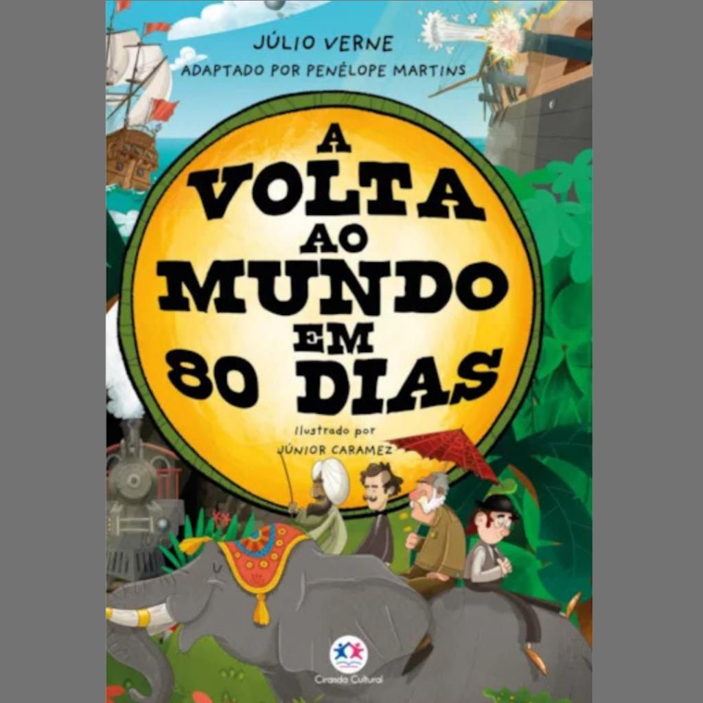 A Volta Ao Mundo Em 80 Dias Ilustrado Para Jovens Júlio Verne