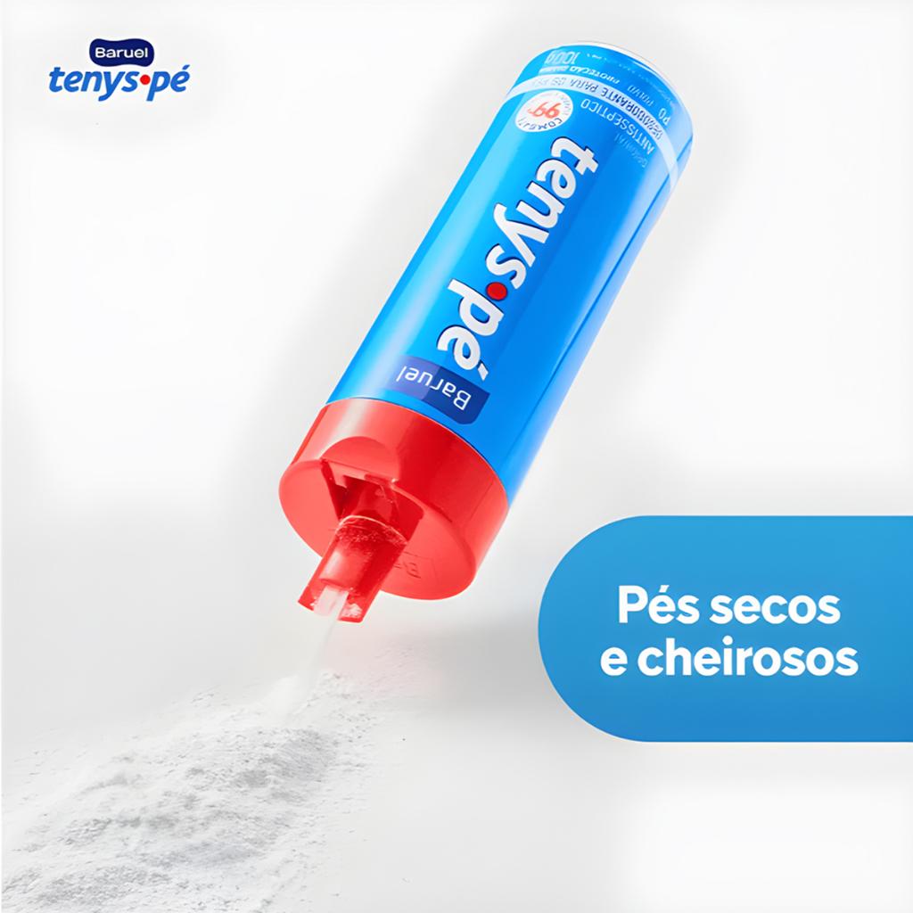 Talco Tenys Pé Baruel Tradicional 100g