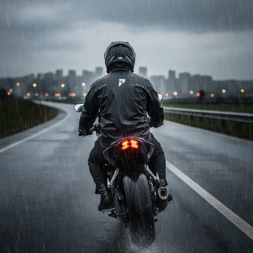 Capa Chuva Motoqueiro Preto Todos Tamanhos Roupa De Chuva Moto