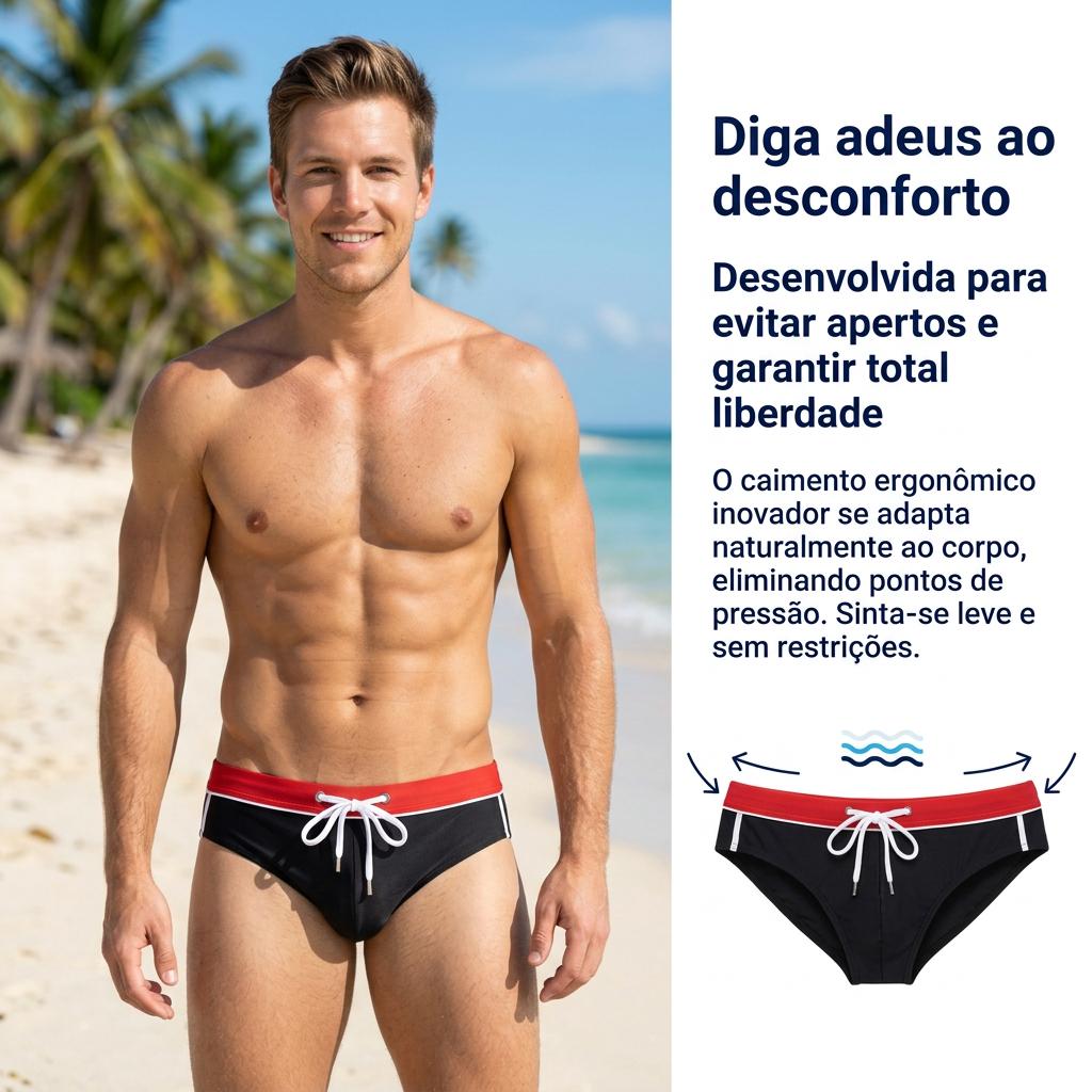 Z D Lingeries Sungas Masculino Cavadas Cuecas Esportivas Cor Sólida Baix Dye Macia Com Bojo Udl109