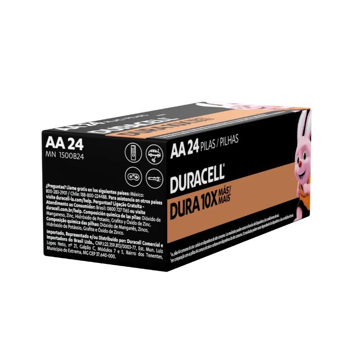 Kit Duracell Com 48 Pilhas Alcalinas Aa Pequena