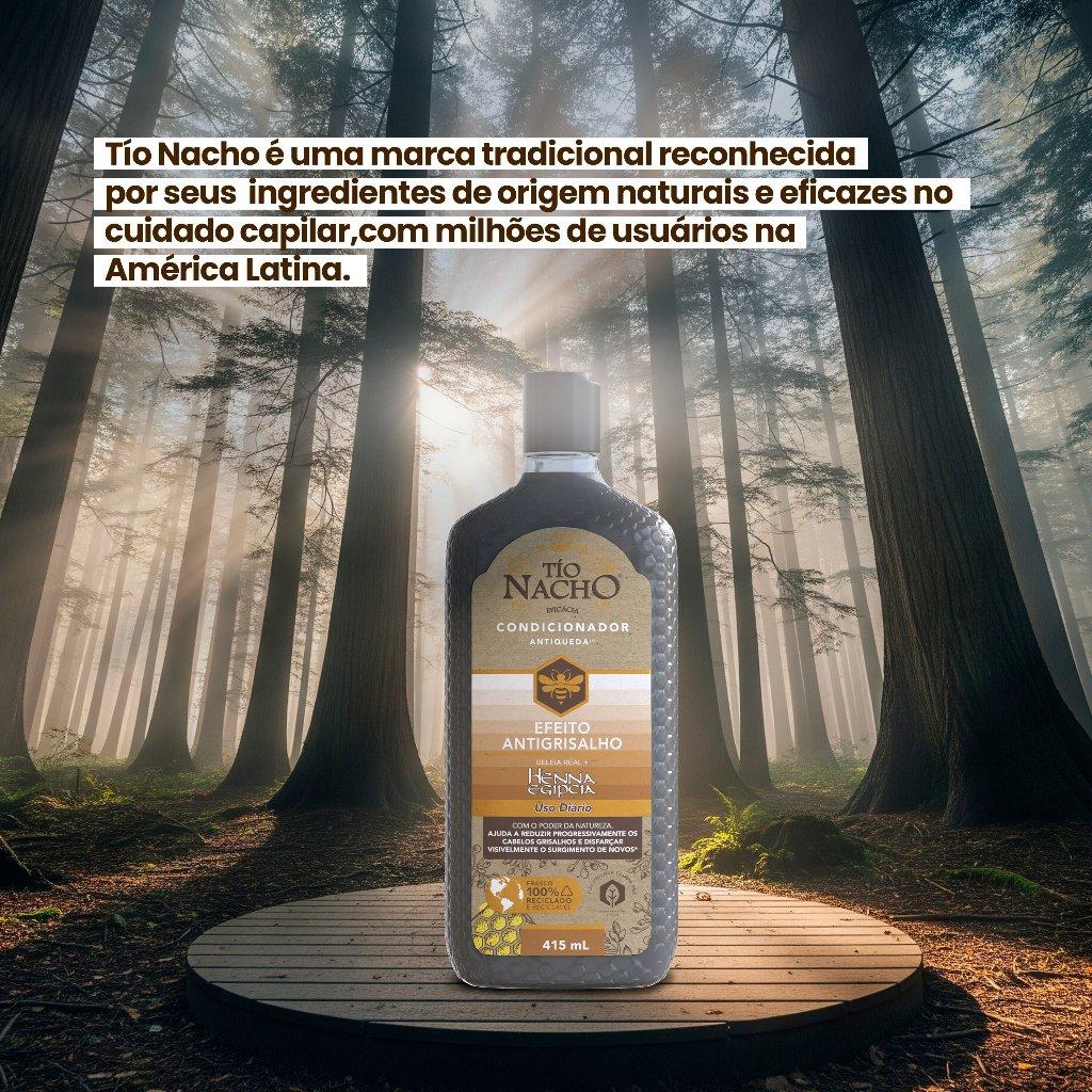 Condicionador Tio Nacho Antigrisalho 415ml - Antiqueda E Henna Egípcia Vegetal