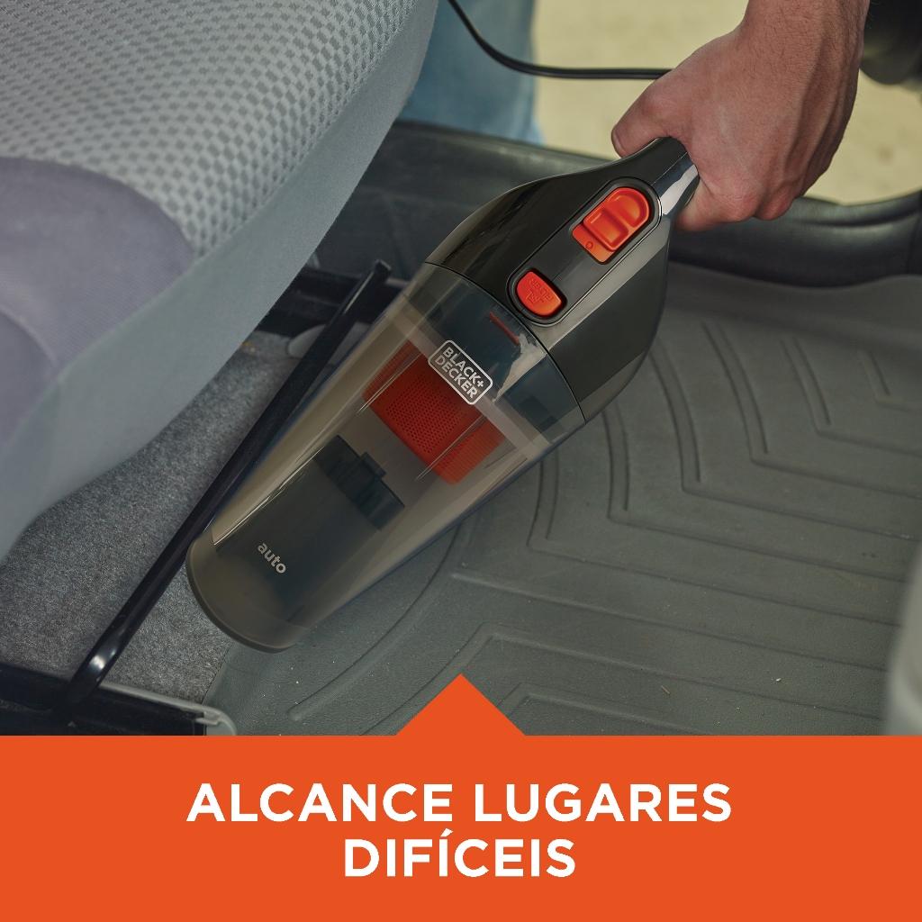 Aspirador Compacto De Automóveis Black+decker Bdcv370-la Com 2 Acessórios