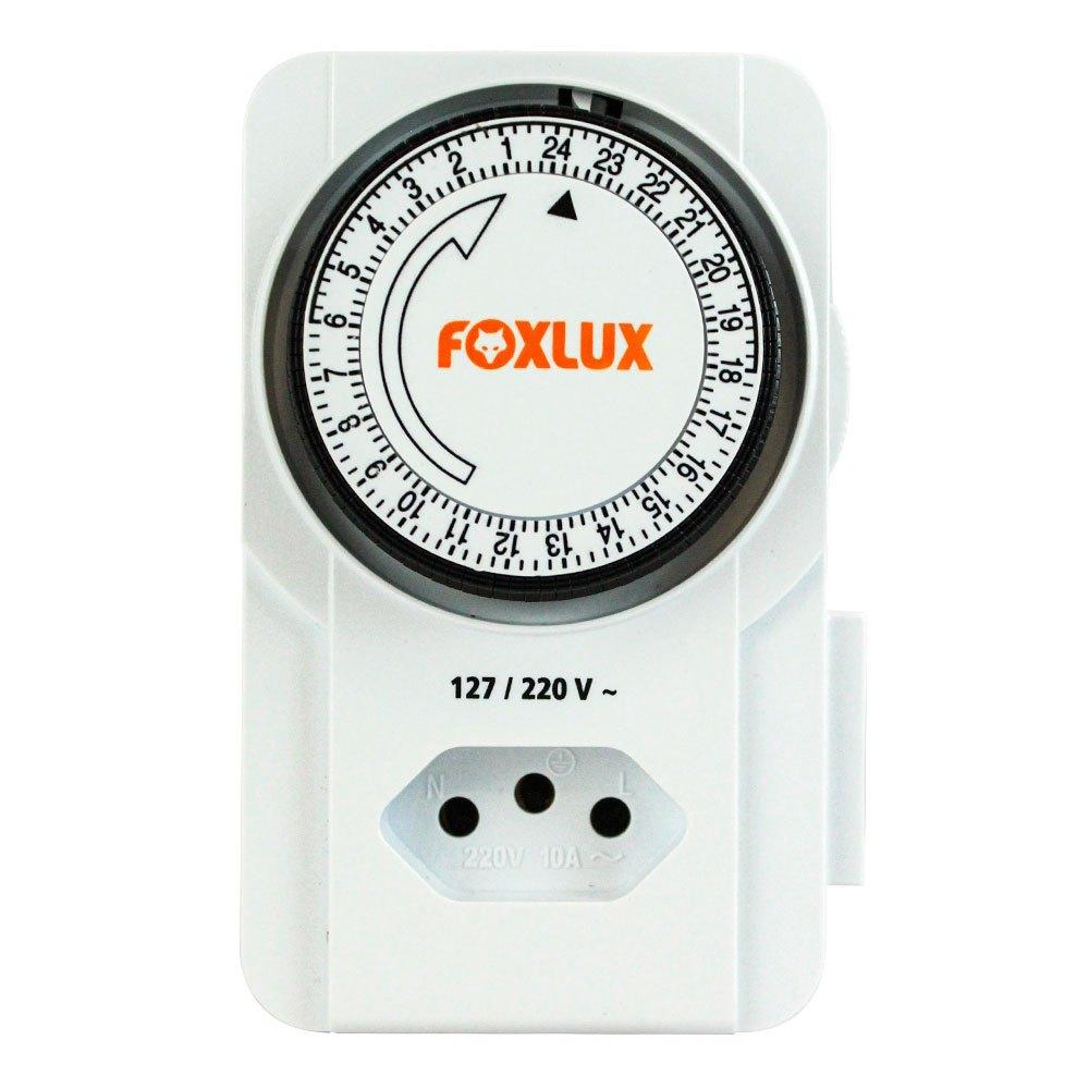 Timer Temporizador Analógico Foxlux Bivolt Automação Elétrica Iluminação