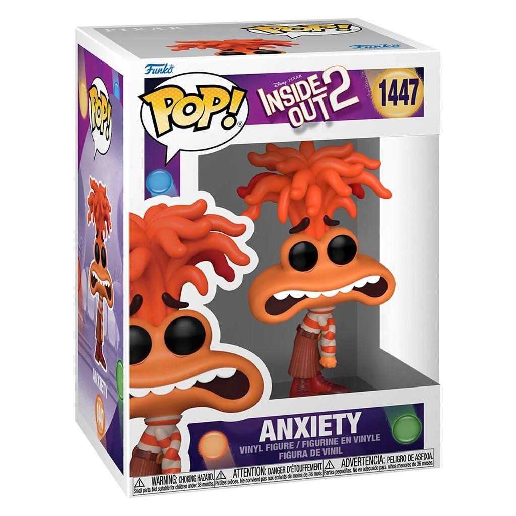 Funko Pop Disney Inside Out 2 Anxiety 1447 Novo Original