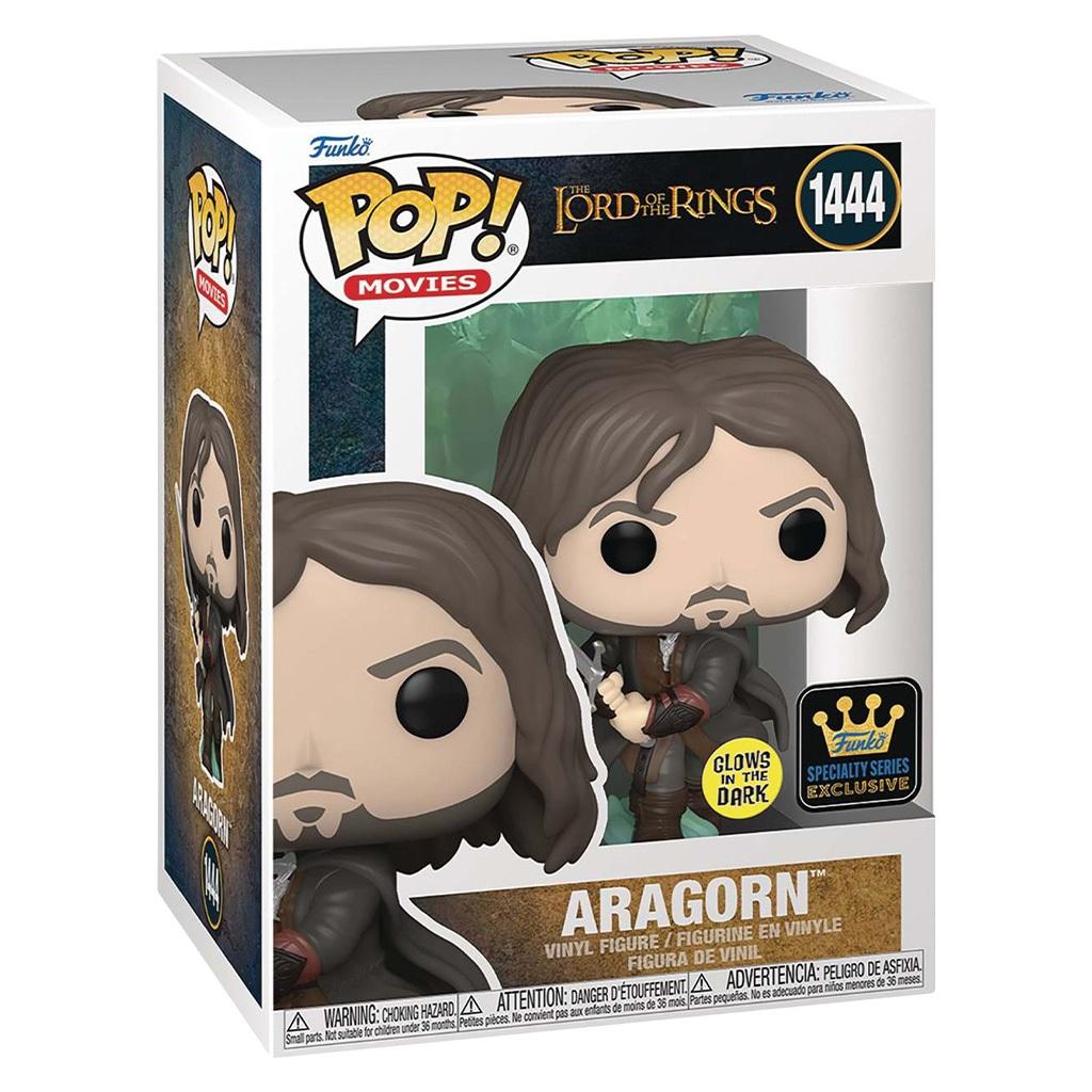 Funko Pop Movies The Lord Of The Rings Exclusive - Aragorn 1444 (glows In The Dark) Novo Original