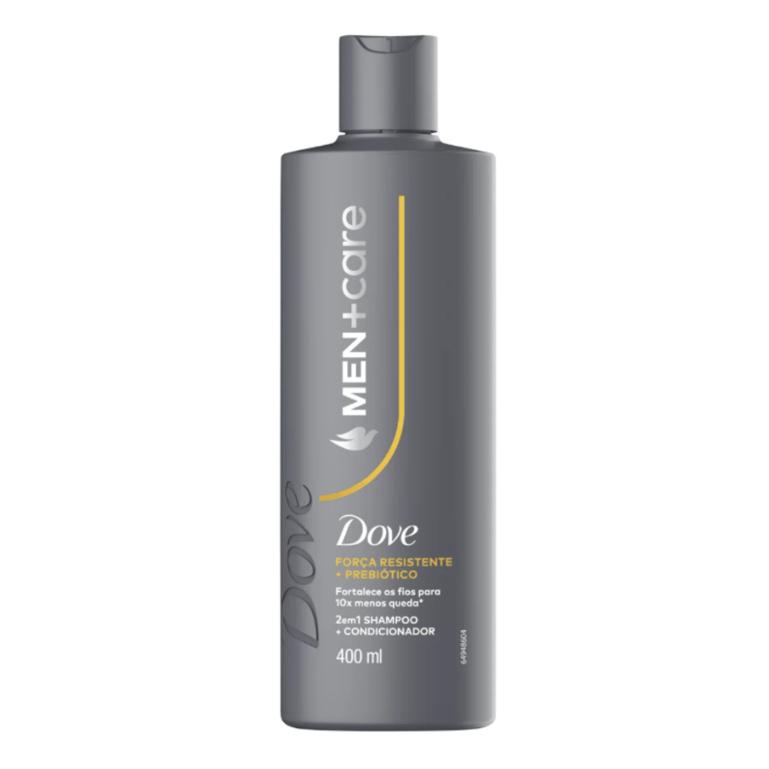 Shampoo E Condicionador Dove Men +care 2 Em 1 Força Resistente 400ml