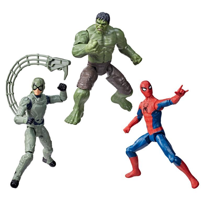 Marvel Serie Titan 3 Pack Homem-aranha Um Novo Dia Hulk Escorpião - Hasbro G3412