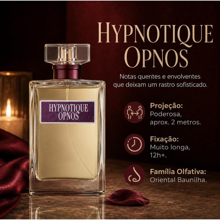 Perfume Feminino Hypnotique Opnos Primacial Doce E Intenso