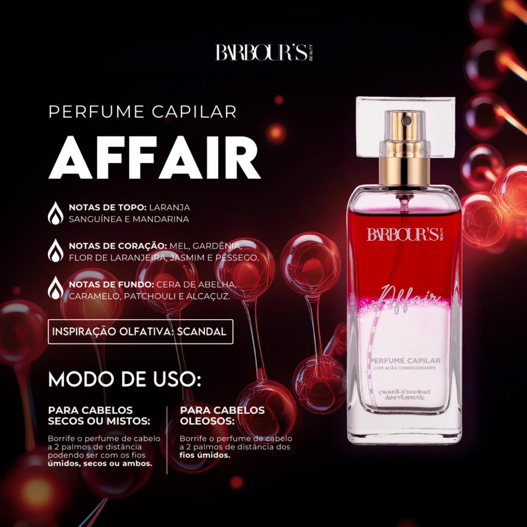 Perfume Capilar Affair Barbour S Beauty 50ml Finalizador Termoativo